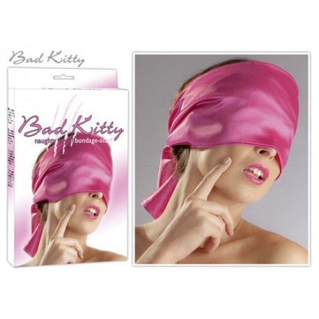 Bandeau en satin rose