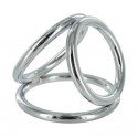 Triple-Cockring aus Metall