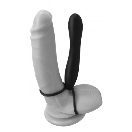 dildo für doppelpenetration 40 x 12 cm Dildo Bouda black main image 0