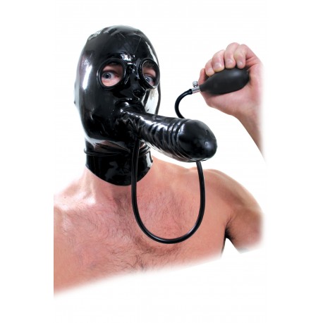 Fuck My Face : Cagoule avec gode gonflable