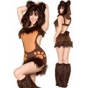 Kostüm-Verkleidung als sexy Bärchen