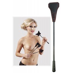 Mini-Reitpeitschen mit roten Ziernähten und Endstück nach Wahl Mini-Reitpeitschen mit roten Ziernähten und Endstück nach Wahl