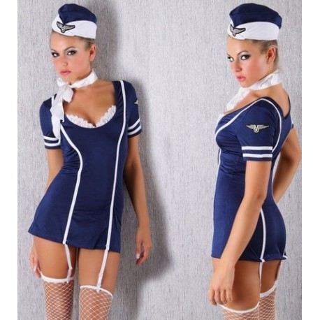 Stewardess-Kostüm Sexy Stewardess
