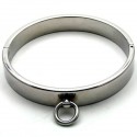 Collier Soumission Domination chromé fermeture par vis allen