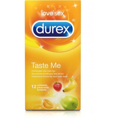 12er Packung Durex Fruits & More – Kondome mit Geschmack