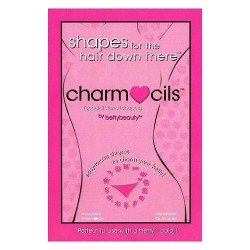 Betty Beauty charmcils – Schablonenset für die Schamhaarrasur (Herz, Sterne...)