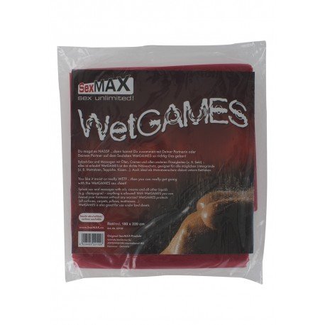 SexMax Betttuch WetGame - Vinyl-Laken für Sex-Spiele - 180x220