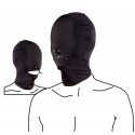 SM-Maske aus Elastan-Stretch - Mundöffnung mit Reißverschluss