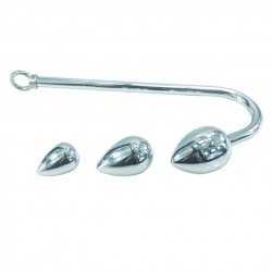 Crochet anal + 3 taille de plugs Crochet anal + 3 taille de plugs