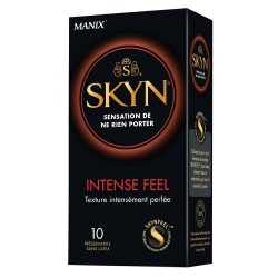 Manix Skyn Intense Feel - préservatif sans latex texturé avec perles Manix Skyn Intense Feel - préservatif sans latex texturé avec perles