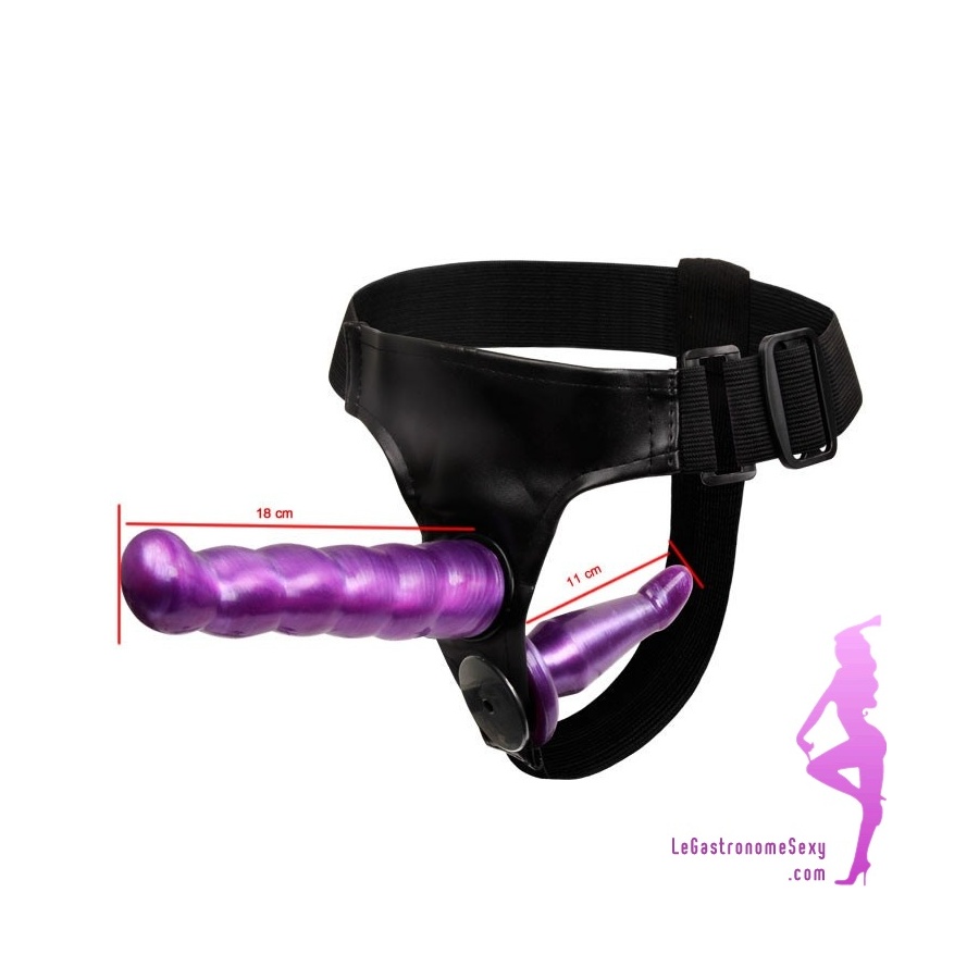 19.78 - Doppel Dildo Grtel, Befriedigung fr beide Partner - fr Frauen