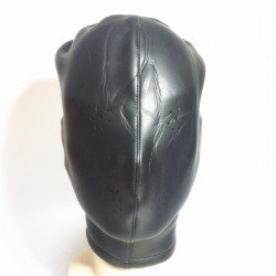 Bondage Haube- Neopren absolut lichtundurchlässig mit Atemlöcher
