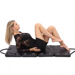 Mallette de voyage en cuir matelassée pour bondage Mallette de voyage en cuir matelassée pour bondage