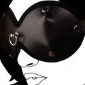 Wolf - Mask BDSM Leder mit Ring auf der Vorderseite