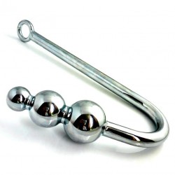 Analhaken mit dreifachem Analplug und Metallkugeln