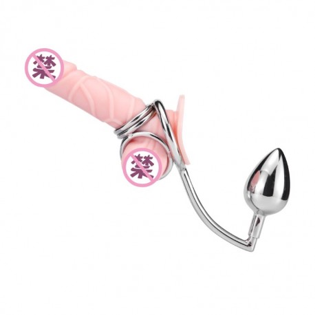 anal plug sex The Hollow Tunnel Anal Plug 4.5 Inch Clear Hollow Butt Plug by TitanMe