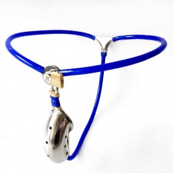 Ceinture avec cage de chasteté intégrée pour homme Ceinture avec cage de chasteté intégrée pour homme