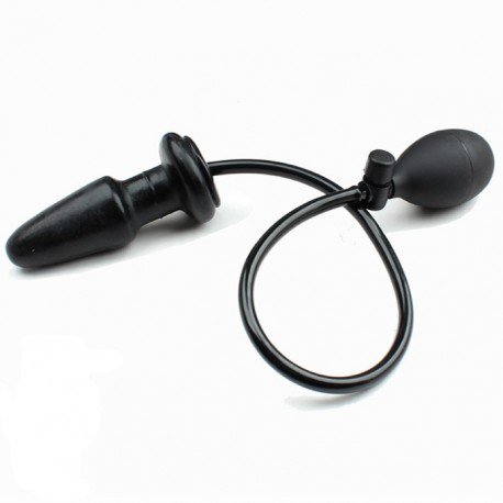 Plug anal gonflable en latex 6,5cm