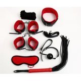 7-teiliges Bondage-Kit mit Komfortfell