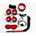 Kit de bondage 7 pièces avec fourrure confort