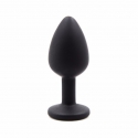 Silicon Anal Plugs - color: black - size: S