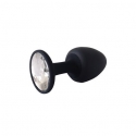 Silicon Anal Plugs - color: black - size: S