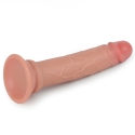 Realistischer Saugnapf Dildo - Dual touch - 18 cm 