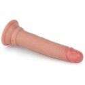 Realistischer Saugnapf Dildo - Dual touch - 18 cm 