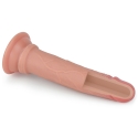 Realistischer Saugnapf Dildo - Dual touch - 18 cm 