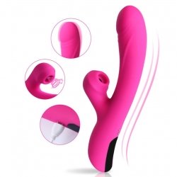 Rabbit 2 en 1 vibrant et suceur de clitoris