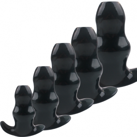 Silicon Anal Plugs Speculum - color: black - size: one set
