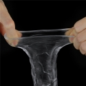 Gaine extension de pénis transparente de 5 cm