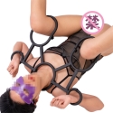 Deluxe BDSM-Fessel aus Metall für gespreizte Beine