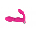 Vibromasseur sextoy va et vient et stimulation clitoris, télécommande et smartphone