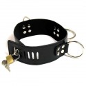 Die Grundlagen: Collier Crewneck Glattleder 3-Ring abschließbar