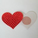 Cache-Téton - Nippies - Coeur et pompon