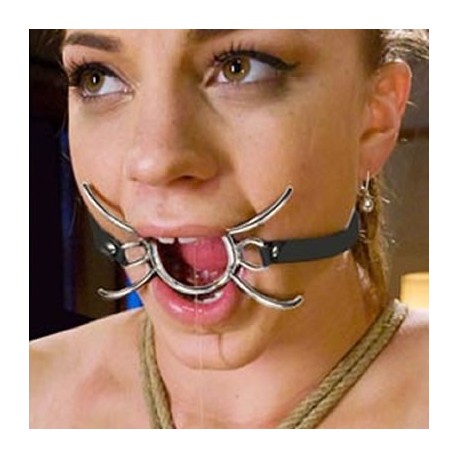 Spider Gag: Gag Ring geöffneter Mund mit Beinen