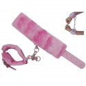 Leder & Pelz Handschellen Pink