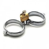 Metallhandschellen Deluxe mit Schloss