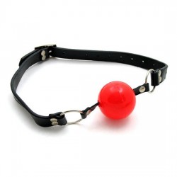 Ball Gag – Klassisch roter Bondage Ballknebel