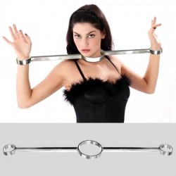 Halseisen: Halsband und Handeisen. Serie: Luxus-Edelstahl
