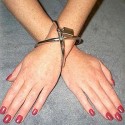 Menottes double ellipses avec cadenas